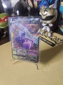 Pokemon Galarian Slowking V 179/198 Chilling Reign Full Art Holo 220 HP - Image 3