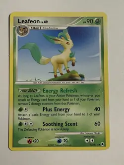 LP Leafeon 45/111 Rising Rivals Regular Pokemon card English - Image 1