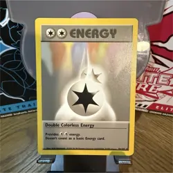 Pokemon TCG Double Colorless Energy 96/102 Base Set Regular Uncommon English - Image 1