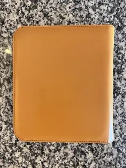 Eevee Brown Leather 4 Pocket Pokemon YuGiOh Card Binder Used - Image 3
