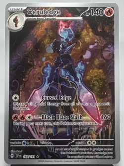 Pokemon Pokemon TCG Ceruledge 197/191 Sv08 Surging Sparks Illustration Rare Holo - Image 1