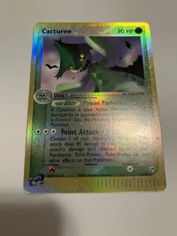 Pokemon TCG Cacturne 2/100 Sandstorm Reverse Holo NM - Image 1