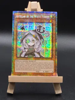 Yugioh Astellar of the White Forest RA05-EN100 Starlight Rare - Image 1