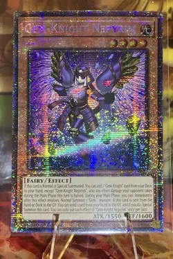 Yu-Gi-Oh! Gem Knight Nephyrim Starlight Secret Rare 1st Edition - Image 1