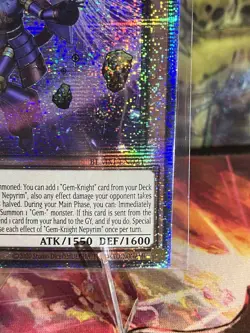 Yu-Gi-Oh! Gem Knight Nephyrim Starlight Secret Rare 1st Edition - Image 4