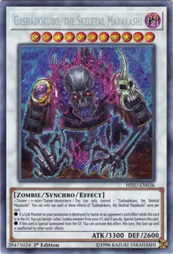Yugioh! LP Gashadokuro, the Skeletal Mayakashi - HISU-EN036 - Secret Rare - 1st - Image 1