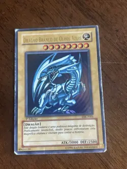 Portuguese Blue-Eyes White Dragon DIK-P001 Ultra Rare 1st Edition Yugioh 7930 - Image 1