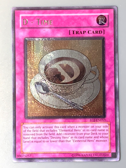 yugioh D - Time EOJ-EN053 Ultimate rare Unlimite Edition near mint - Image 1
