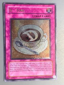 yugioh D - Time EOJ-EN053 Ultimate rare Unlimite Edition near mint - Image 3