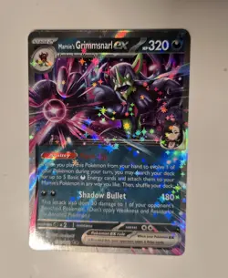 Marnie's Grimmsnarl ex 136/182 Destined Rivals Double Rare Pokemon Card TCG NM - Image 1