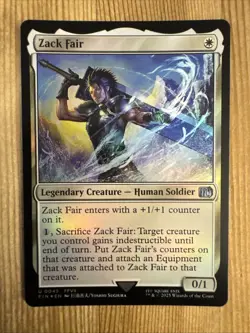 MTG - 1x Zack Fair - Foil Final Fantasy NM - Image 1