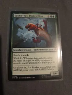 1x Spider-Rex, Daring Dino - MTG Magic - Marvel's Spider-Man Eternal - NM - Image 1