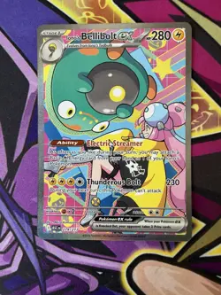Pokemon TCG - Ascended Heroes Ionos Bellibolt EX SIR #279/217 Mint pack fresh - Image 1
