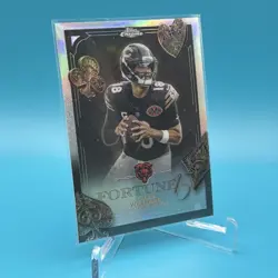 2025 Topps Chrome Insert Caleb Williams Chicago Bears Football Card fortune 15 - Image 2