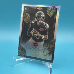2025 Topps Chrome Insert Caleb Williams Chicago Bears Football Card fortune 15 - Image 3
