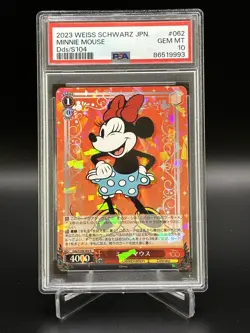 2023 Weiss Schwarz Disney 100 Japanese Minnie Mouse #DDS/S104-062 PSA 10 (1) - Image 1
