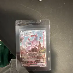 Espeon VMAX Alternate Art Secret Rare Holo 270/264 Fusion Strike English Pokemon - Image 1