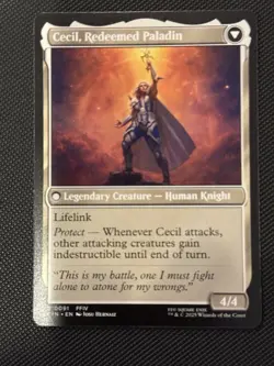 Cecil, Dark Knight/ Cecil, Redeemed Paladin Final Fantasy Regular MTG Non Foil - Image 2