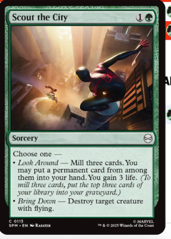 1x Scout the City - MTG Magic - Marvel's Spider-Man Eternal - NM - Image 1