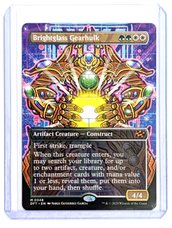 Brightglass Gearhulk M 0348 Borderless REGULAR MTG Aetherdrift DFT EN NM/M - Image 3