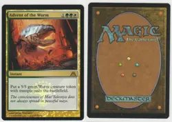 Advent of the Wurm - FOIL - Dragon's Maze LP Magic: The Gathering MTG - Image 1