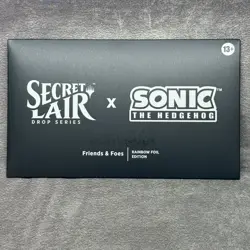 Secret Lair Sonic Friends & Foes Rainbow Foil Edition SLD MTG Sealed NEW - Image 1
