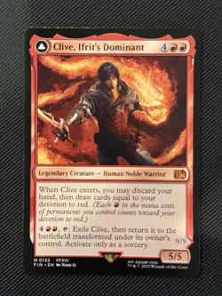 MTG Clive, Ifrits Dominant Final Fantasy Magic The Gathering NM Non Foil Regular - Image 1
