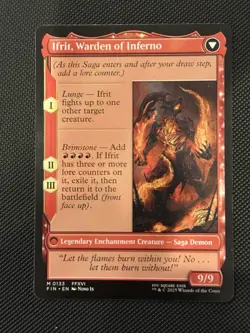 MTG Clive, Ifrits Dominant Final Fantasy Magic The Gathering NM Non Foil Regular - Image 2