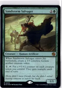 Sandstorm Salvager NM/M* FOIL Outlaws In Thunder Junction 0019 mtg -UnltdCards - Image 1