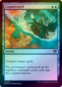 Counterspell MTG NM Commander Masters FOIL - Image 1