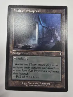 Vault of Whispers (Retro Frame) Commander: the Brothers' War Regular Mtg - Image 1