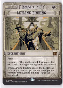 Leyline Binding NM/M* SHOWCASE Outlaws In Thunder Junction 0004 mtg -UnltdCards - Image 1