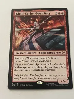 1x Ghost-Spider, Gwen Stacy - MTG Magic - Marvel's Spider-Man Eternal - NM - Image 1