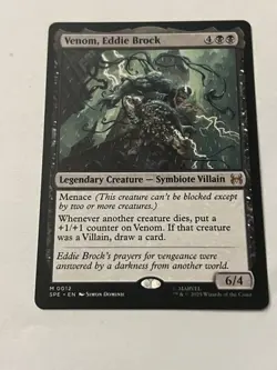 1x Venom, Eddie Brock - MTG Magic - Marvel's Spider-Man Eternal - NM - Image 1