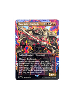 Coalstoke Gearhulk M 0349 Borderless REGULAR MTG Aetherdrift DFT EN NM/M - Image 1