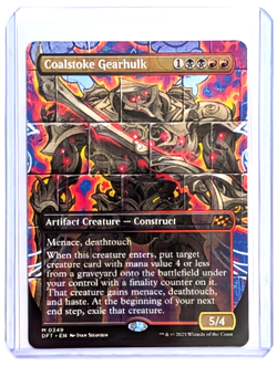 Coalstoke Gearhulk M 0349 Borderless REGULAR MTG Aetherdrift DFT EN NM/M - Image 3