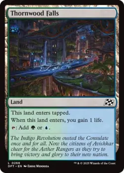 Thornwood Falls - Near Mint MTG Aetherdrift - Image 1