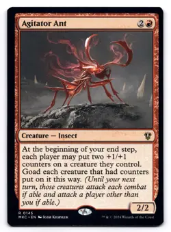 Agitator Ant NM Commander: Murders at Karlov Manor 0145 MTG Regular - Image 1