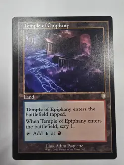 Temple of Epiphany (Retro Frame) Commander: the Brothers' War Regular Mtg - Image 1