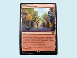 FLAMEKIN VILLAGE, Commander 2014, Near Mint, Magic The Gathering MTG - Image 1