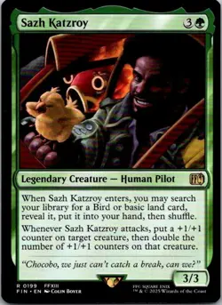 Sazh Katzroy Final Fantasy MTG NM - Image 1