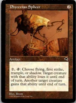 Phyrexian Splicer Tempest MTG MP - Image 1