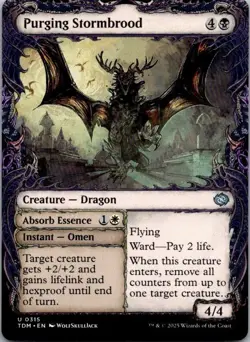 Purging Stormbrood (Showcase) Tarkir: Dragonstorm MTG NM - Image 1