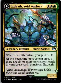 Exdeath, Void Warlock Final Fantasy MTG NM - Image 1