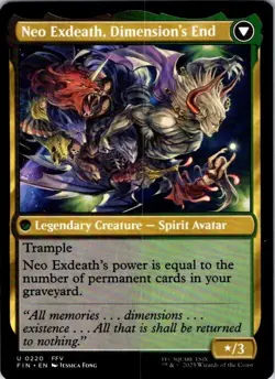 Exdeath, Void Warlock Final Fantasy MTG NM - Image 2