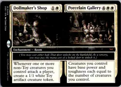 Dollmaker's Shop // Porcelain Gallery Duskmourn: House of Horror MTG NM - Image 1