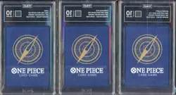 Lot of (3) One Piece 3rd Anniversary Winner Promo SET TAG 10 LUFFY ACE SABO - Image 2