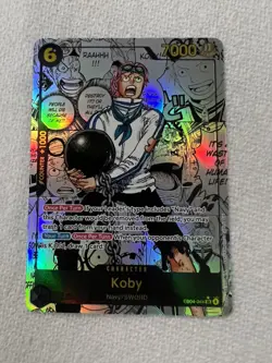 EB04-044 Koby SR Alt Art Manga Adventure on Kami’s Island One Piece TCG English - Image 1