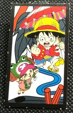 One Piece Luffy Mini Hanafuda Jump Anime Japanese Very Rare Japan F/S - Image 1