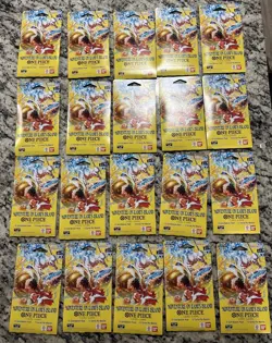 One Piece op15 Adventure on Kami's Island Sleeved Booster Packs Lot Of 20 - Image 1